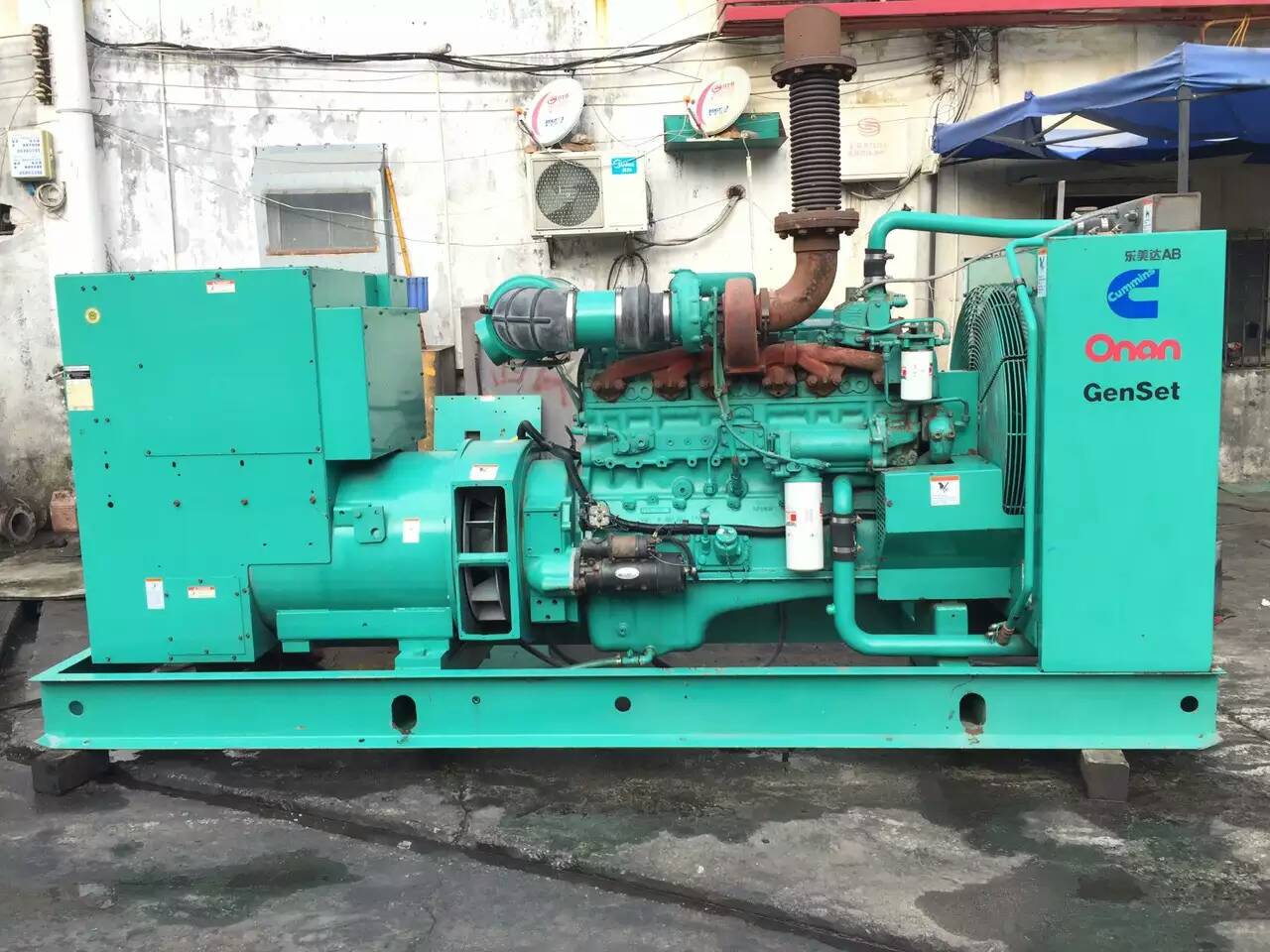 海拉尔租赁发电机-柴油发电机不正常冒烟的原因