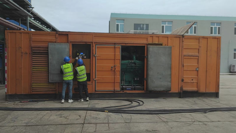 海拉尔如何检查柴油发电机组的机油油位？